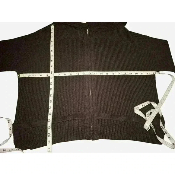 Tommy Bahama Womens Pima Cotton Bamboo Knit Zip Up Sweater Size Large Minimalist - Picture 6 of 10